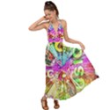 Music Abstract Sound Colorful Backless Maxi Beach Dress View1