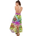 Music Abstract Sound Colorful Backless Maxi Beach Dress View2