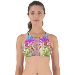 Music Abstract Sound Colorful Perfectly Cut Out Bikini Top