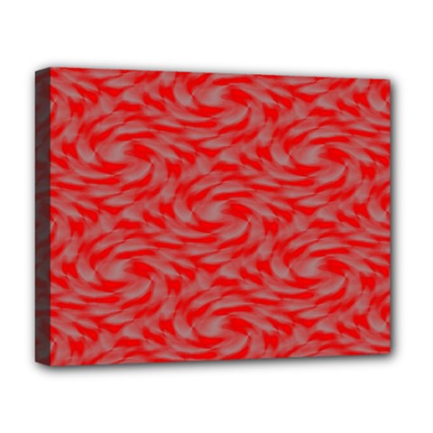 Background Abstraction Red Gray Deluxe Canvas 20  X 16  (stretched)