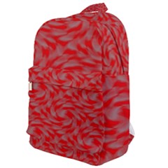 Background Abstraction Red Gray Classic Backpack