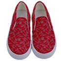 Background Abstraction Red Gray Kids  Canvas Slip Ons View1