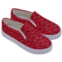 Background Abstraction Red Gray Kids  Canvas Slip Ons View3