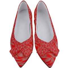 Background Abstraction Red Gray Women s Bow Heels