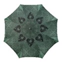 Elegant Heart With Piano And Clef On Damask Background Golf Umbrellas View1