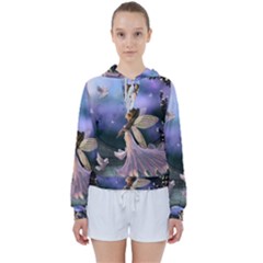 Little Fairy With Dove Women s Tie Up Sweat by FantasyWorld7