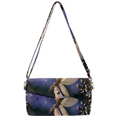 Little Fairy With Dove Removable Strap Clutch Bag