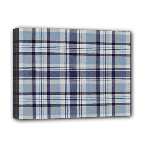 Tartan Design 2 Deluxe Canvas 16  X 12  (stretched)  by impacteesstreetwearfour