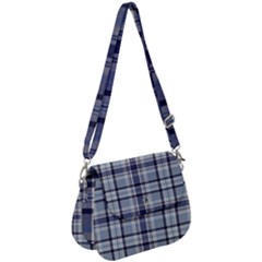 Tartan Design 2 Saddle Handbag