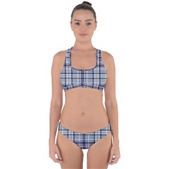 Tartan Design 2 Cross Back Hipster Bikini Set by impacteesstreetwearfour