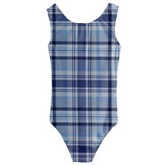 Tartan Design 2 Kids  Cut-out Back One Piece Swimsuit by impacteesstreetwearfour