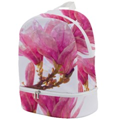 Magnolia Roze aquarel watercolor Zip Bottom Backpack