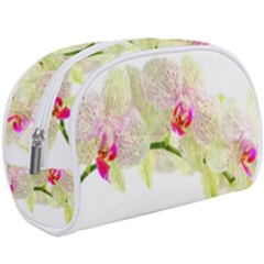 Phalenopsis Orchid White Lilac Watercolor Aquarel Makeup Case (large)