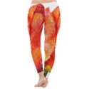 Spring Tulip red watercolor aquarel Classic Winter Leggings View4