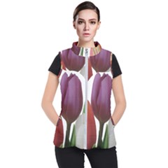 Tulips Spring Bouquet Women s Puffer Vest by picsaspassion