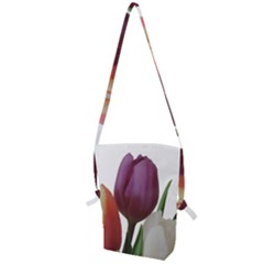 Tulips Spring Bouquet Folding Shoulder Bag by picsaspassion