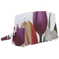 Tulips Spring Bouquet Wristlet Pouch Bag (large) by picsaspassion