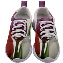 Tulips Spring Bouquet Kids Athletic Shoes by picsaspassion