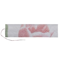 Tulip Red White Pencil Drawing Roll Up Canvas Pencil Holder (l) by picsaspassion