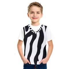 Wild Zebra Pattern Black And White Kids  Sportswear by picsaspassion