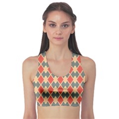 Illustrations Triangle Sports Bra by Mariart