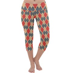 Illustrations Triangle Capri Yoga Leggings by Mariart