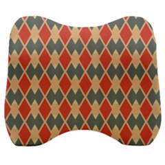 Illustrations Triangle Velour Head Support Cushion