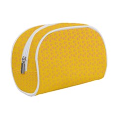 Background Polka Yellow Makeup Case (small)