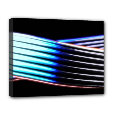 Motion Line Illustrations Deluxe Canvas 20  X 16  (stretched) by HermanTelo