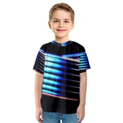 Motion Line Illustrations Kids  Sport Mesh Tee