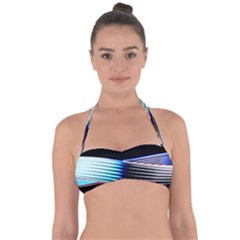 Motion Line Illustrations Halter Bandeau Bikini Top by HermanTelo