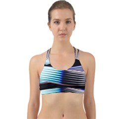 Motion Line Illustrations Back Web Sports Bra