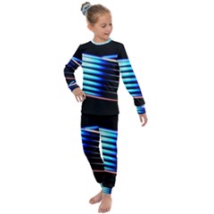 Motion Line Illustrations Kids  Long Sleeve Set 