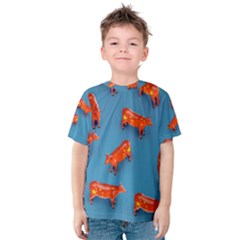 Illustrations Cow Agriculture Livestock Kids  Cotton Tee