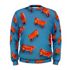 Illustrations Cow Agriculture Livestock Men s Sweatshirt by HermanTelo