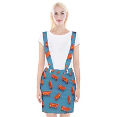 Illustrations Cow Agriculture Livestock Braces Suspender Skirt