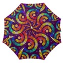 Abstract Background Spiral Colorful Straight Umbrellas View1