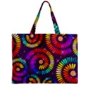 Abstract Background Spiral Colorful Zipper Mini Tote Bag View1