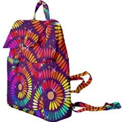 Abstract Background Spiral Colorful Buckle Everyday Backpack