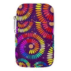 Abstract Background Spiral Colorful Waist Pouch (small)