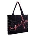 Music Wallpaper Heartbeat Melody Medium Tote Bag View2