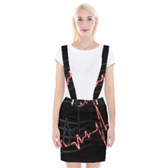 Music Wallpaper Heartbeat Melody Braces Suspender Skirt by HermanTelo