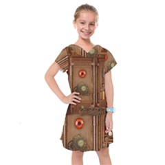 Steampunk Design Kids  Drop Waist Dress by FantasyWorld7