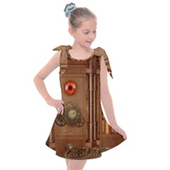 Steampunk Design Kids  Tie Up Tunic Dress by FantasyWorld7