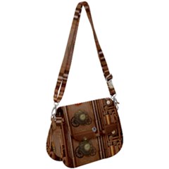 Steampunk Design Saddle Handbag