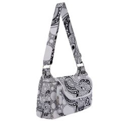 Elegant Mandala Elephant In Black And Wihte Multipack Bag by FantasyWorld7