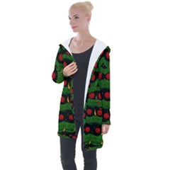 Pumkin Time Maybe Halloween Longline Hooded Cardigan