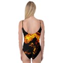 Can Walk on Fire, black background Camisole Leotard  View2