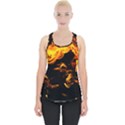 Can Walk on Fire, black background Piece Up Tank Top View1