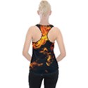 Can Walk on Fire, black background Piece Up Tank Top View2